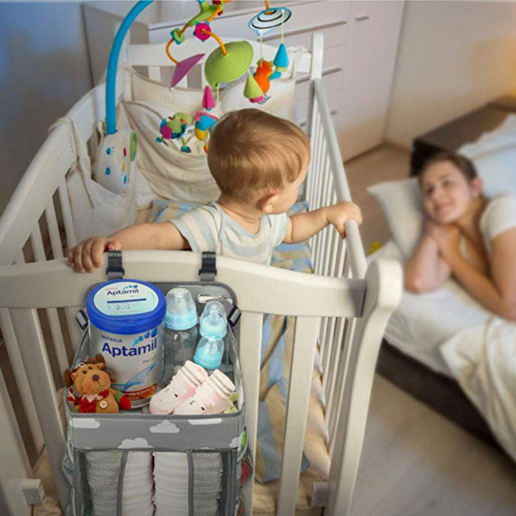 Diaper wall storage bag