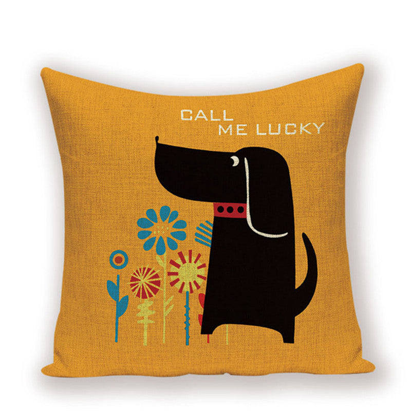 Dachshund Cushion Cover Fungus Sausage