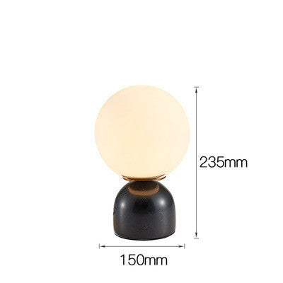 Personalized Bedroom Bedside Study Glass Lamp