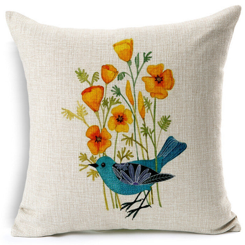 Thrush Flower Waist Cushion
