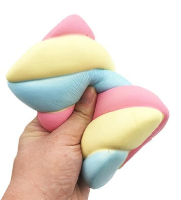 Stress Relief Cotton Candy Slow Risinng,Soft,Relaxing, Anti-Anxiety Squeeze & Fidget Toy For Kids & Adults