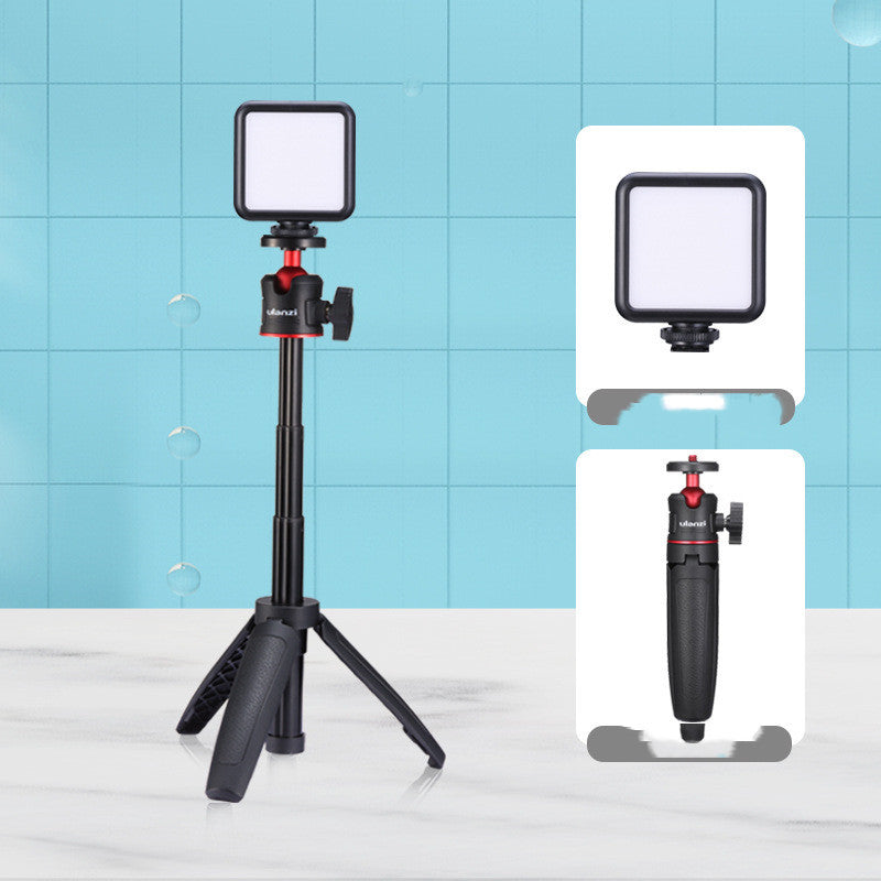 Compatible with Apple, Mini tabletop extension pole tripod