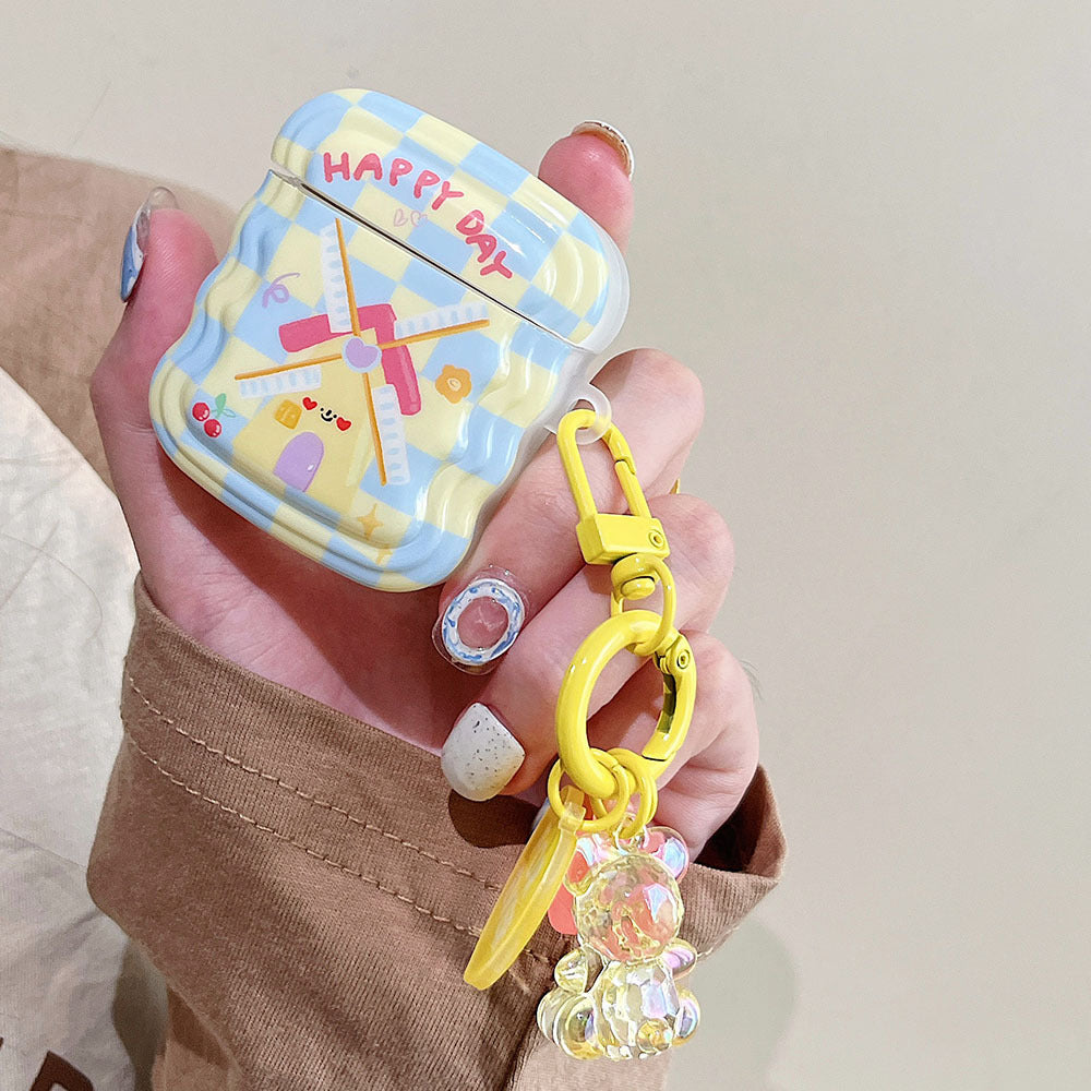 Ins Wave Imd Chain Silicone Bluetooth Headphone Cover
