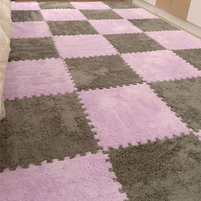 Plush Carpet Bedroom Girly Style Room Bedside Princess Stain-resistant Easy To Care Whole Shop Mosaic Foam Floor Mat