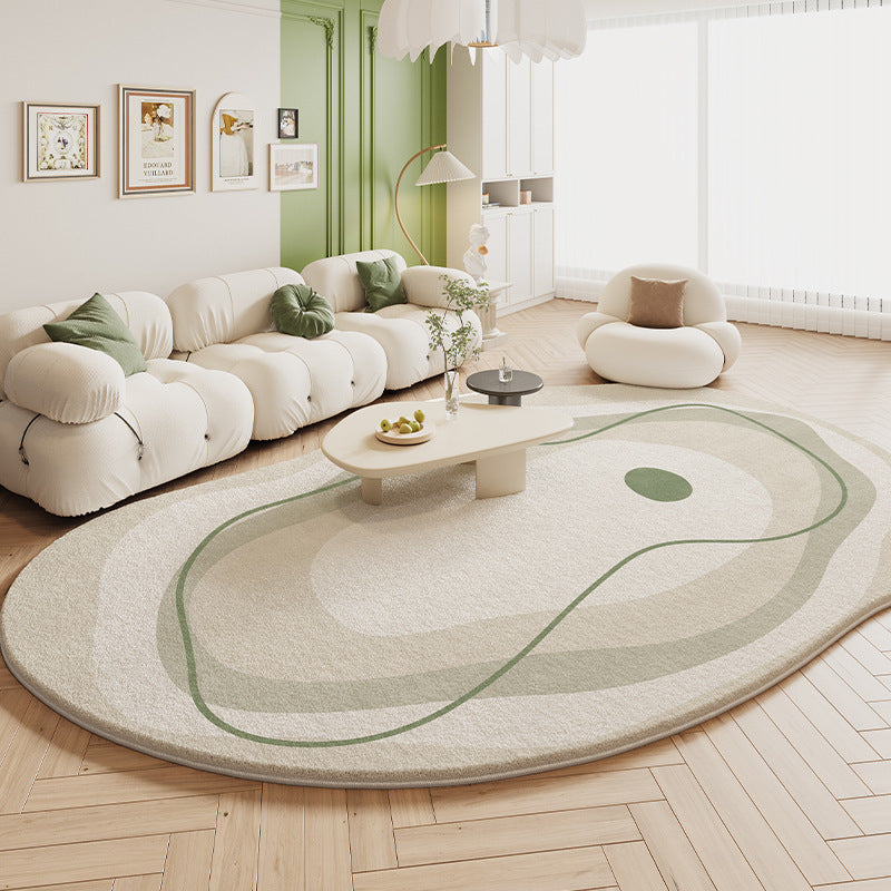 Cashmere-like Carpet Light Luxury Irregular Special-shaped Floor Mat