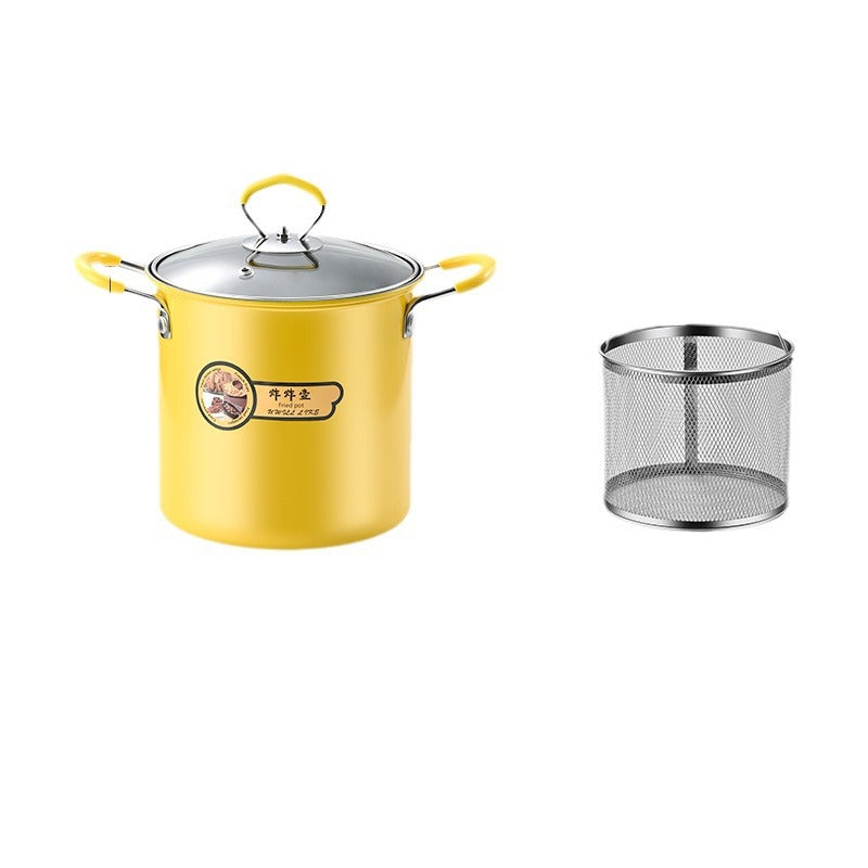Large Capacity Household Multi-function With Strainer Deep-fried Pot