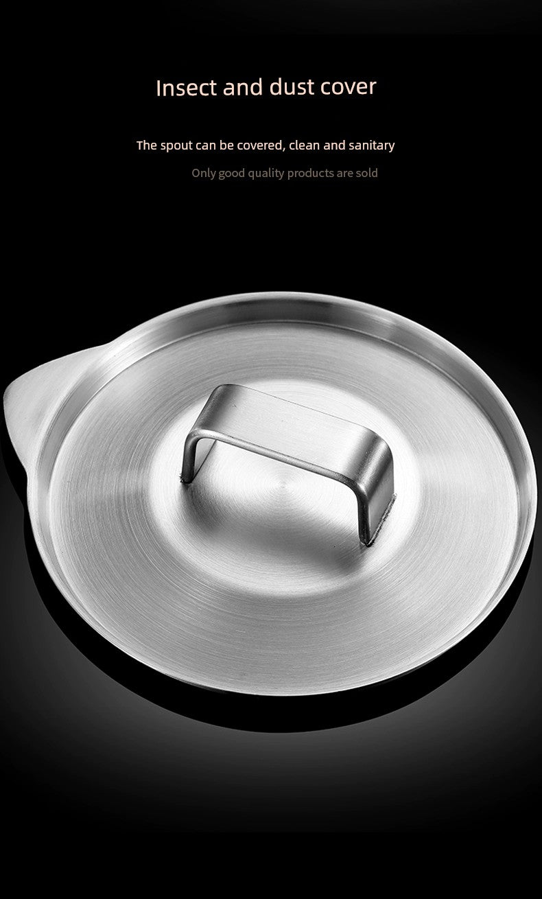 German 304 Stainless Steel Oiler For Home Kitchen Oil Strainer Jug Handy Gadget Oil Residue Strainer Oil Separator Oil Leakage Net Pot
