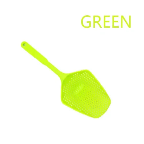 Vegetable Strainer Cooking Shovels Vegetable French Fries Strainer Scoop Nylon Spoon Large Colander Soup Filter Kitchen Tools