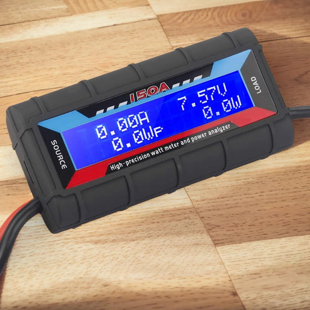 1PC 150A 0-60V High Precision Watt Meter Power Analyzer Backlight LCD Screen Digital Wattmeter Power Analyzer Voltmeter Ammeter