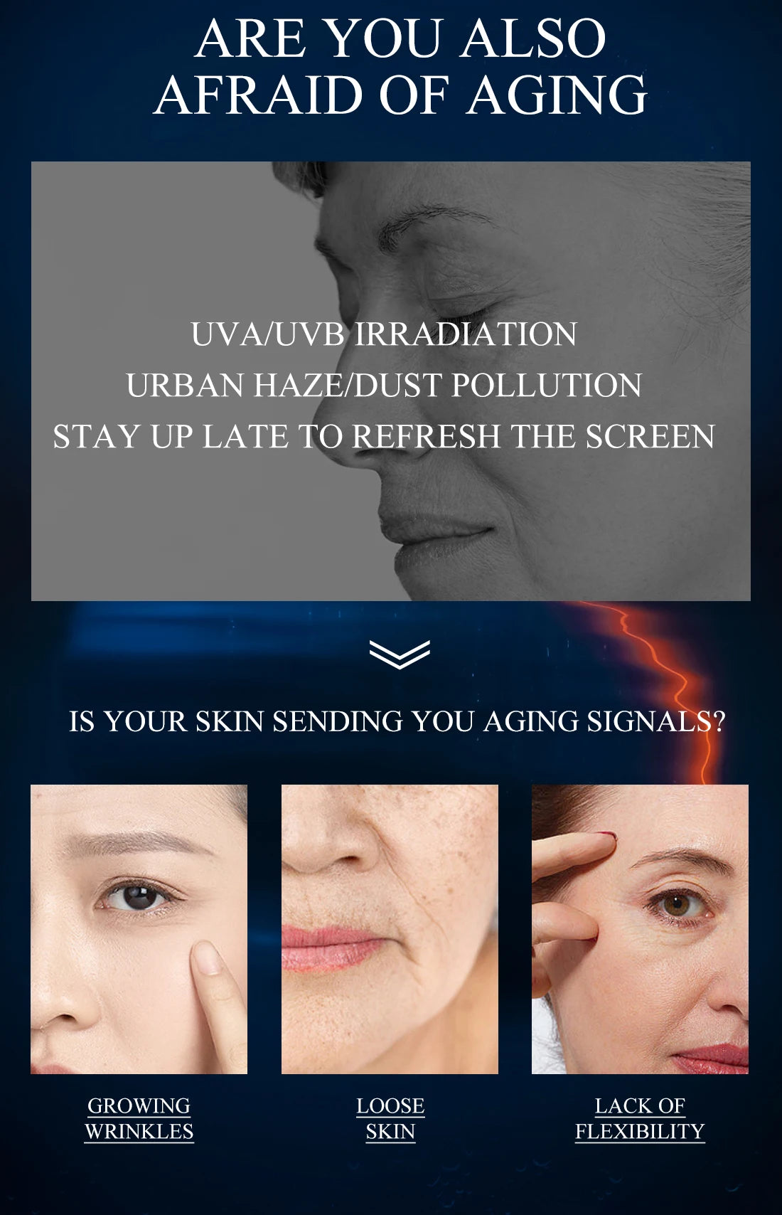 Snail Face Cream Collagen Anti-Wrinkle Whitening Facial Cream Hyaluronic Acid Moisturizing Anti-aging Nourishing Serum Skin Care