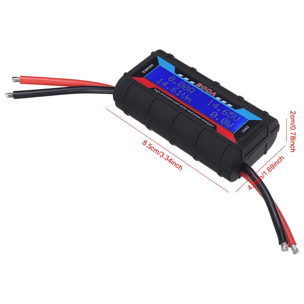 1PC 150A 0-60V High Precision Watt Meter Power Analyzer Backlight LCD Screen Digital Wattmeter Power Analyzer Voltmeter Ammeter