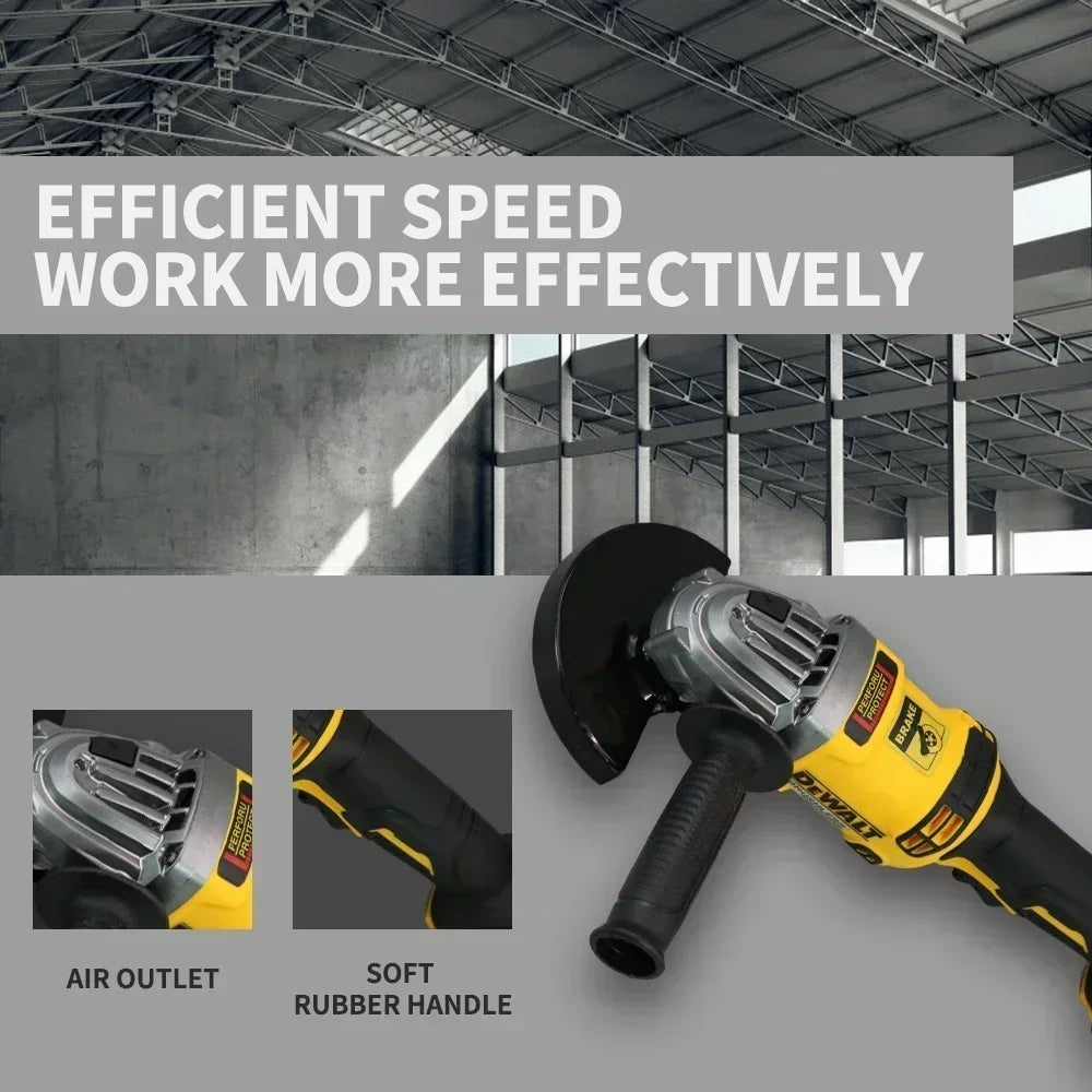 Dewalt DCG 100/125/150MM Impact Polishing Machine Cutting Machine Wireless DIY Woodworking DEWALT Electric Tool Cutting Tools