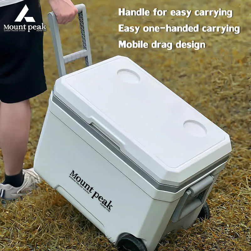 Mount Peak Camping Refrigerator Insulated Box 45L Large Capacity Portable Food BBQ Refrigerator Outdoor