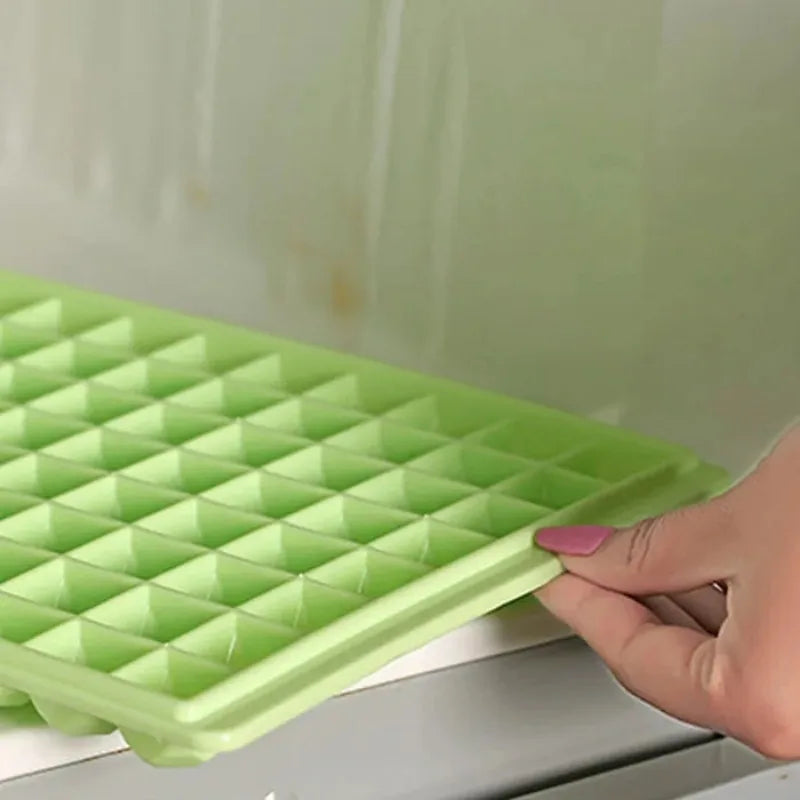 11/96 Grid Big Ice Tray Mold Box Large Food Grade Silicone Ice Cube Square Tray Mold Diy Bar Pub Wine Ice Blocks Maker Model