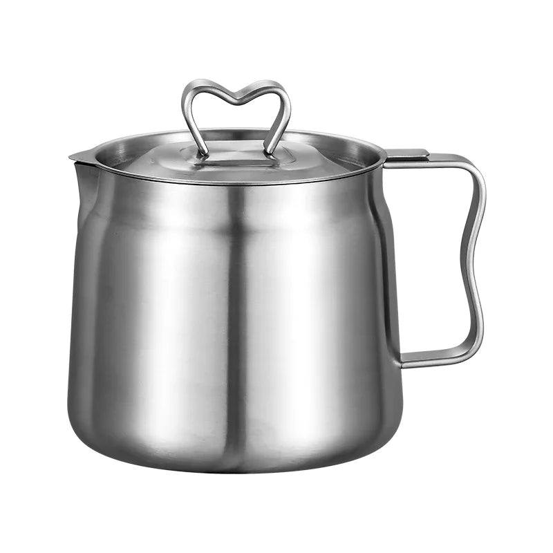 Stainless Steel Oil Strainer Pot for Filtering and Storing Hot Oil Frying Oil and Grease in Restaurants and Homes