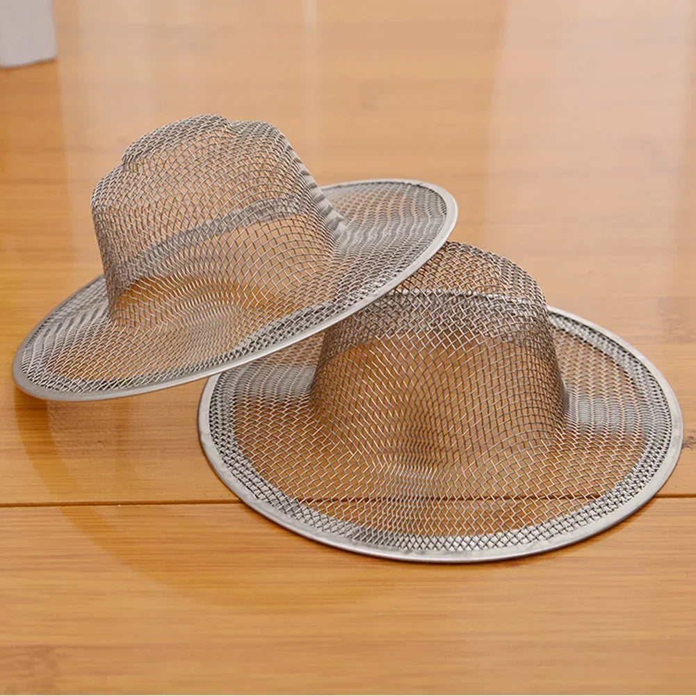 New Kitchen Sink Strainer Stainless Steel Flume Filter Mesh Trap Bathtub Wash Basin Sundries Drain Hole Strainer Kitchen Gadget
