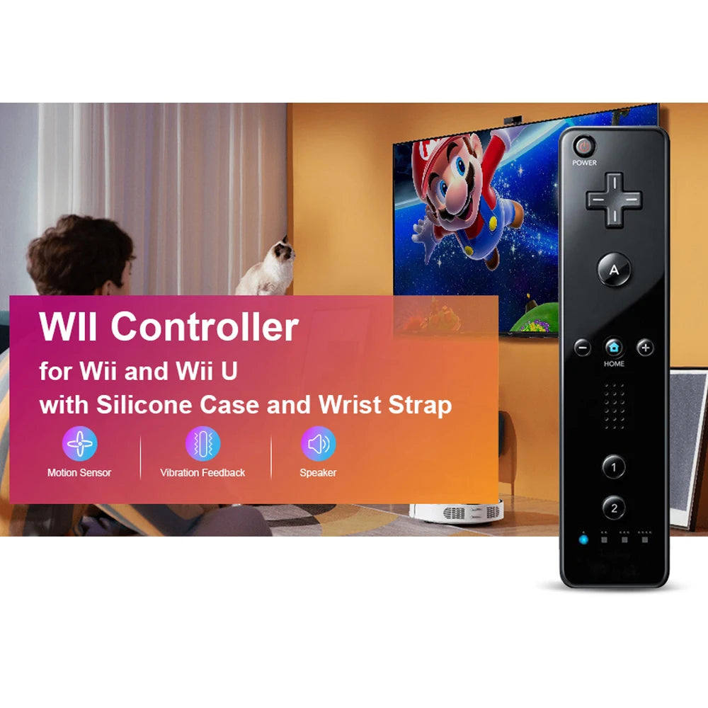 Wii Controller 2 Pack, Wii Remote Controller for Wii/Wii U