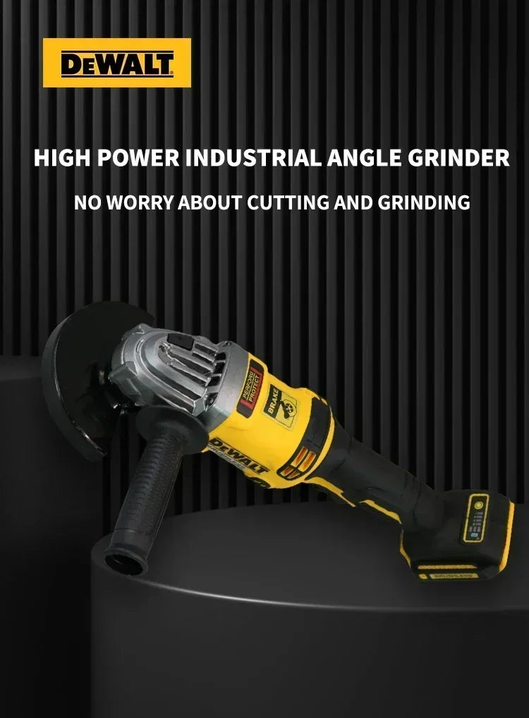 Dewalt DCG 100/125/150MM Impact Polishing Machine Cutting Machine Wireless DIY Woodworking DEWALT Electric Tool Cutting Tools