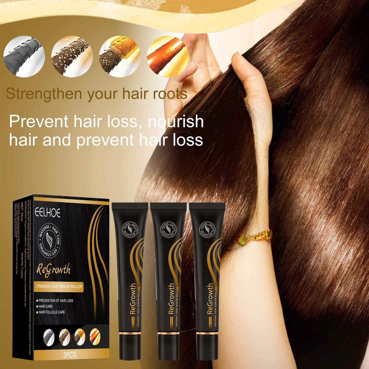 Fast Hair Growth Oil African Crazy Traction Alopecia Chebe Hair Mask Anti Hair Break Hair Strengthener Hair Loss Treatment Spray