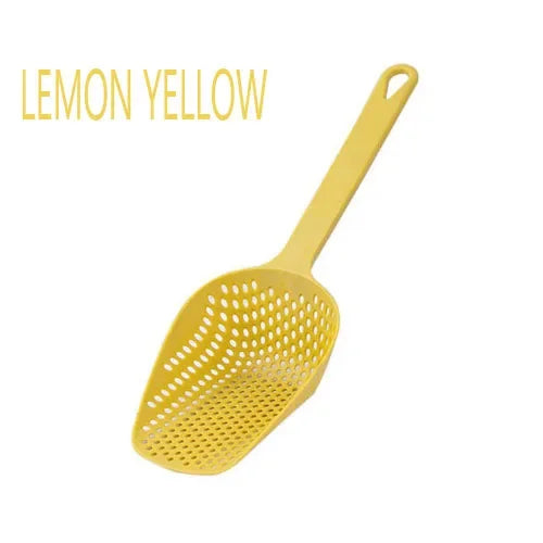 Vegetable Strainer Cooking Shovels Vegetable French Fries Strainer Scoop Nylon Spoon Large Colander Soup Filter Kitchen Tools