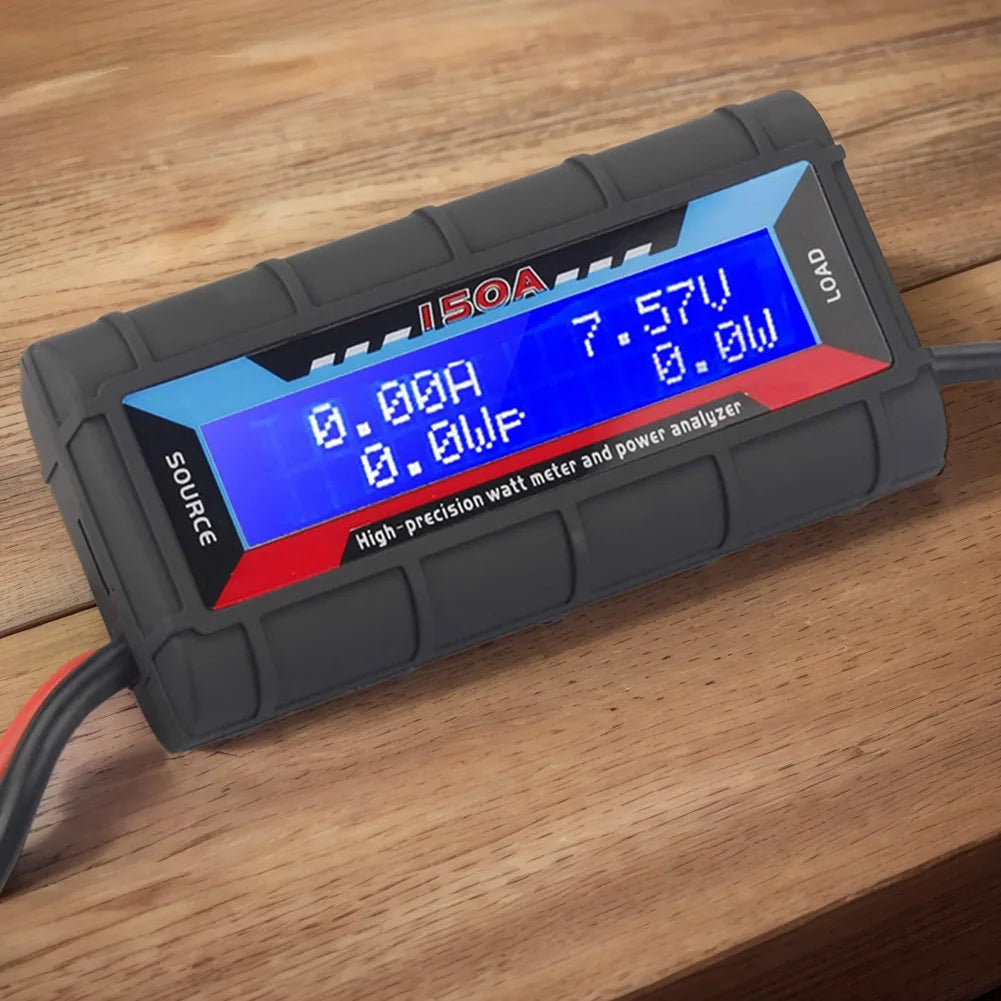 1PC 150A 0-60V High Precision Watt Meter Power Analyzer Backlight LCD Screen Digital Wattmeter Power Analyzer Voltmeter Ammeter