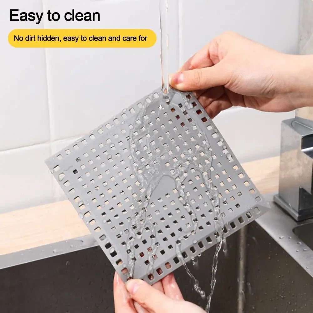 New Kitchen Sink Strainer Filter Sewer Outfall Anti-clogging Sealing Pad Bathroom Floor Drain Strainer Shower Drain Pad Durable