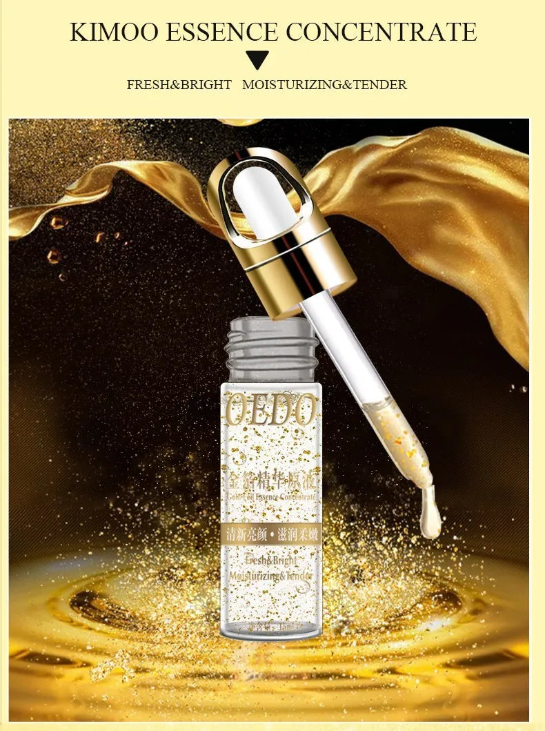 OEDO Gold liquid Moisturizing Serum Facial Plant Skin Care Anti Aging Anti Wrinkle Whitening Cream Facial Treatment Essence