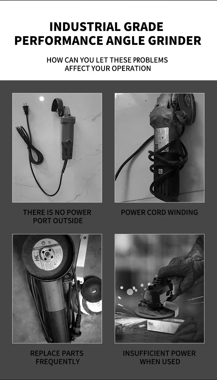 Dewalt DCG 100/125/150MM Impact Polishing Machine Cutting Machine Wireless DIY Woodworking DEWALT Electric Tool Cutting Tools