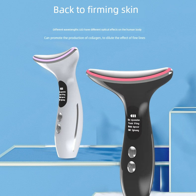 Beauty Instrument For Home Facial Beauty Neck Massage Instrument Neck Pattern French Pattern Lifting and Tightening Handy Gadget Eye Inductive Therapeutical Instrument
