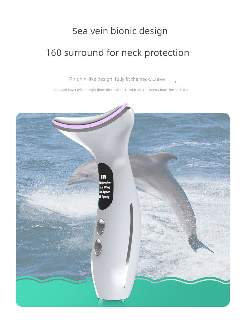 Beauty Instrument For Home Facial Beauty Neck Massage Instrument Neck Pattern French Pattern Lifting and Tightening Handy Gadget Eye Inductive Therapeutical Instrument