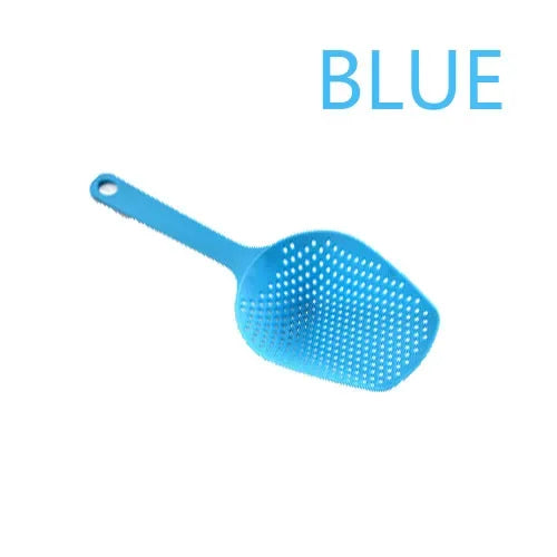 Vegetable Strainer Cooking Shovels Vegetable French Fries Strainer Scoop Nylon Spoon Large Colander Soup Filter Kitchen Tools