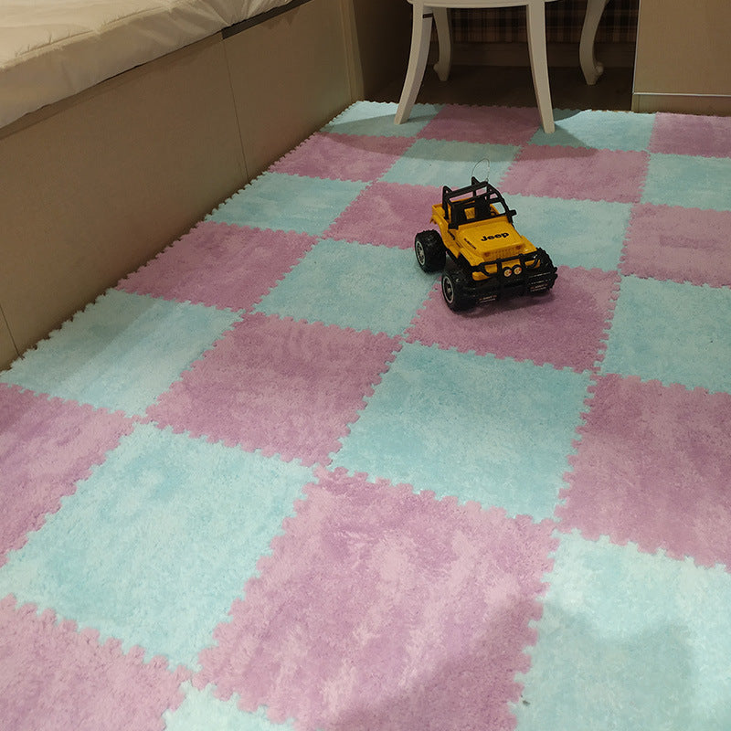 Plush Carpet Bedroom Girly Style Room Bedside Princess Stain-resistant Easy To Care Whole Shop Mosaic Foam Floor Mat
