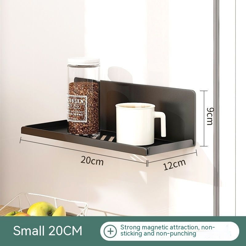 Refrigerator Magnetic Storage Box Side Storage Household Magnetic Storage Rack Cup Drainer Punch-free Hanging Cup