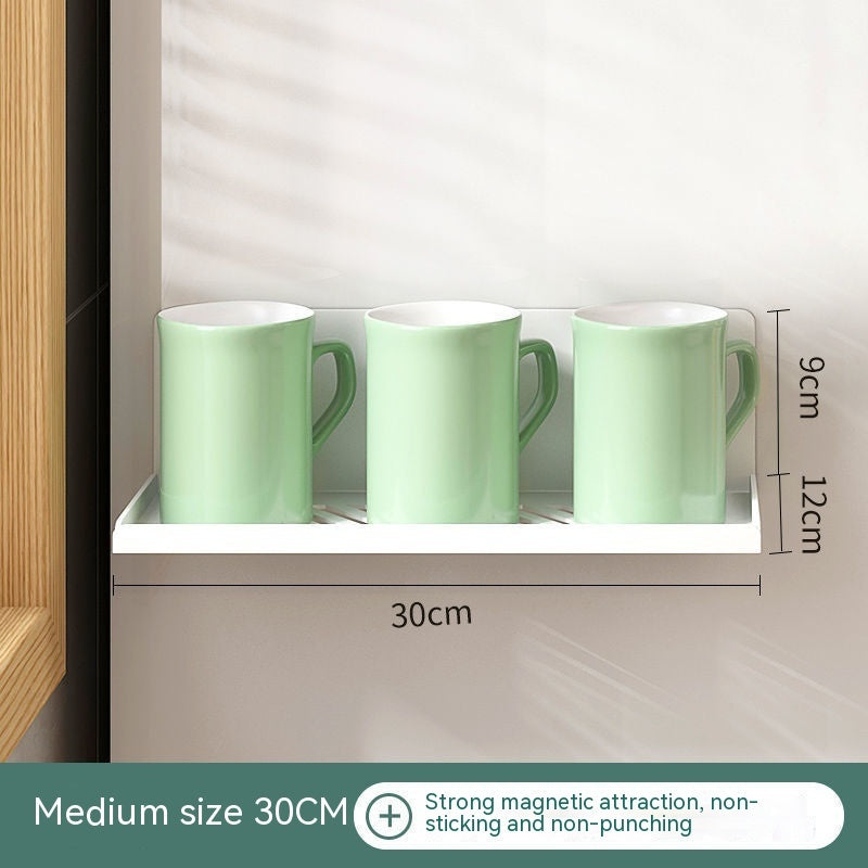 Refrigerator Magnetic Storage Box Side Storage Household Magnetic Storage Rack Cup Drainer Punch-free Hanging Cup