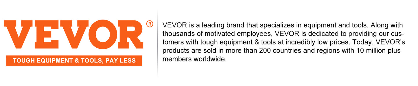 VEVOR Random Orbital Sander 350W Brushless 10000 PRM 6 Variable Speed Electric Orbital Sander for Woodworking Detailing Sanding