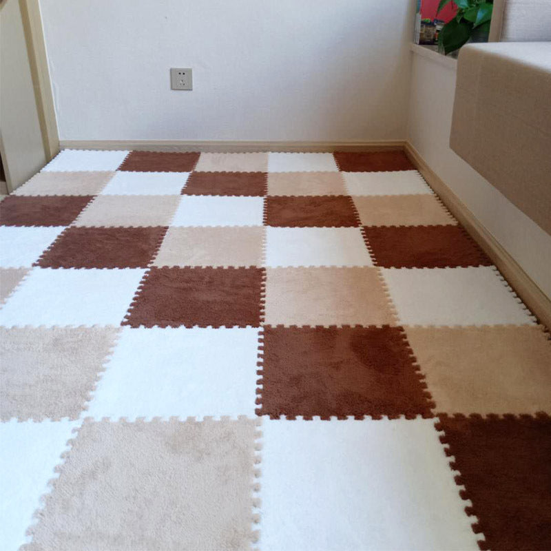 Plush Carpet Bedroom Girly Style Room Bedside Princess Stain-resistant Easy To Care Whole Shop Mosaic Foam Floor Mat