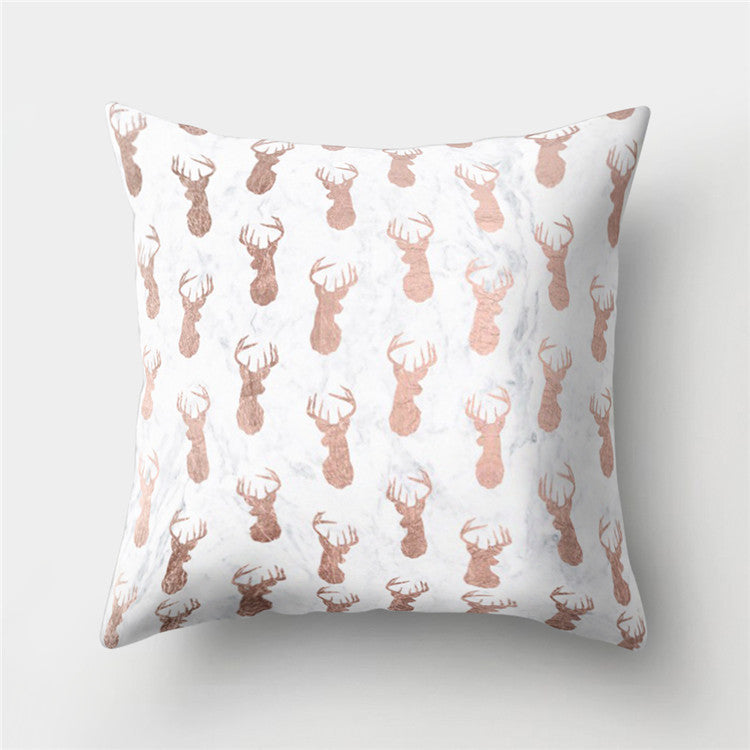 Leather Velvet Pillowcase Sofa Cushion Cover