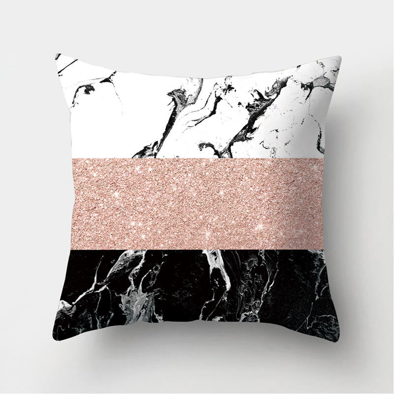 Leather Velvet Pillowcase Sofa Cushion Cover
