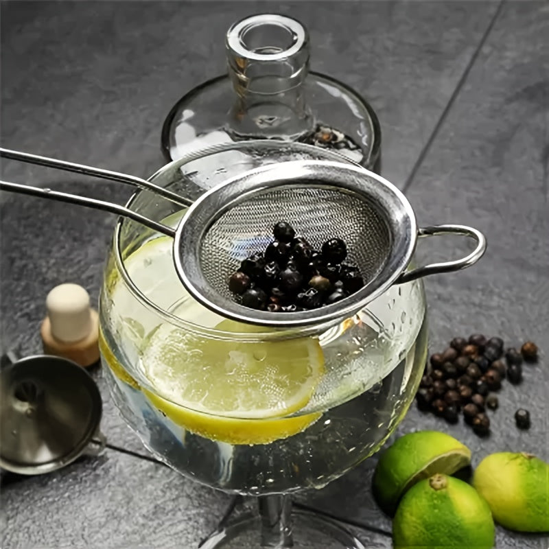 1pc 304 Stainless Steel Conical Cocktail Sieve Great For Removing Bits From Juice Julep Strainer Cocktail Strainer Bar Strainer