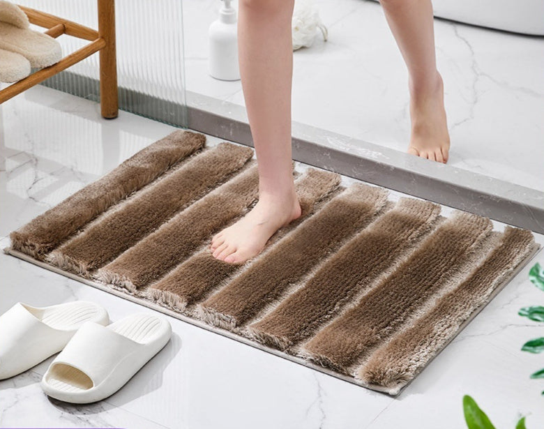 Thickened Anti Slip Floor Mat For Plush Bathroom
