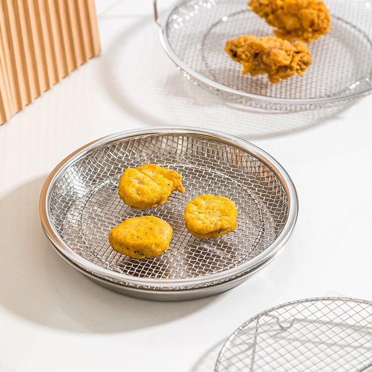 Home Fashion Simple Stainless Steel Fried Strainer