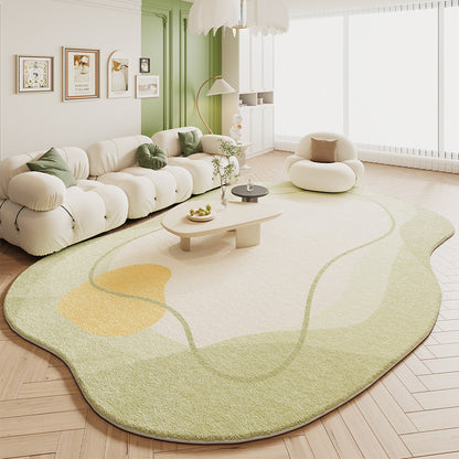 Cashmere-like Carpet Light Luxury Irregular Special-shaped Floor Mat