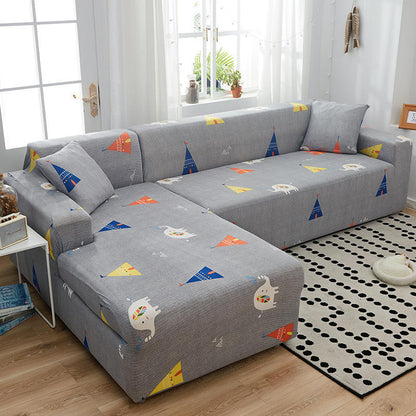 Geometric Stretch Sofa Cover All-inclusive Fabric Lazy Combination Living Room Cushion