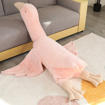 Cute Big Goose Pillow, Big White Goose Plush Doll, Duck