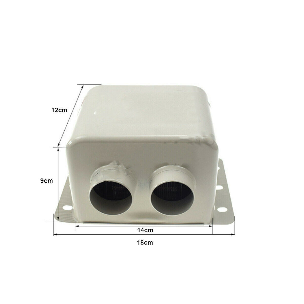 New Car Mounted Heater With High-power 12v800w2 Hole Defogger