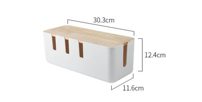 Charging line storage box