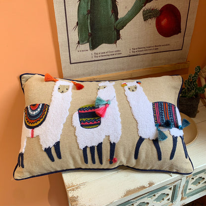 Living Room Sofa Cushion Cotton And Linen Cover