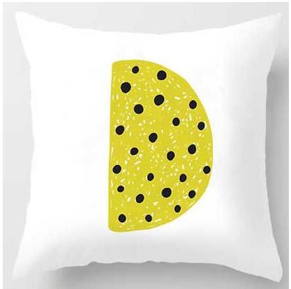 Cute Design Alphabet L Cushion Cover