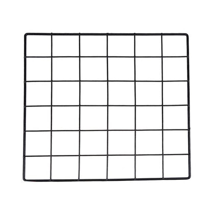 Grid wall storage rack
