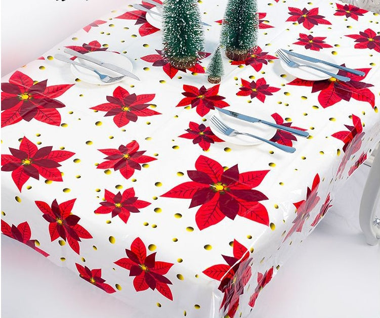 Christmas Printed Creative Dining Table Tablecloth